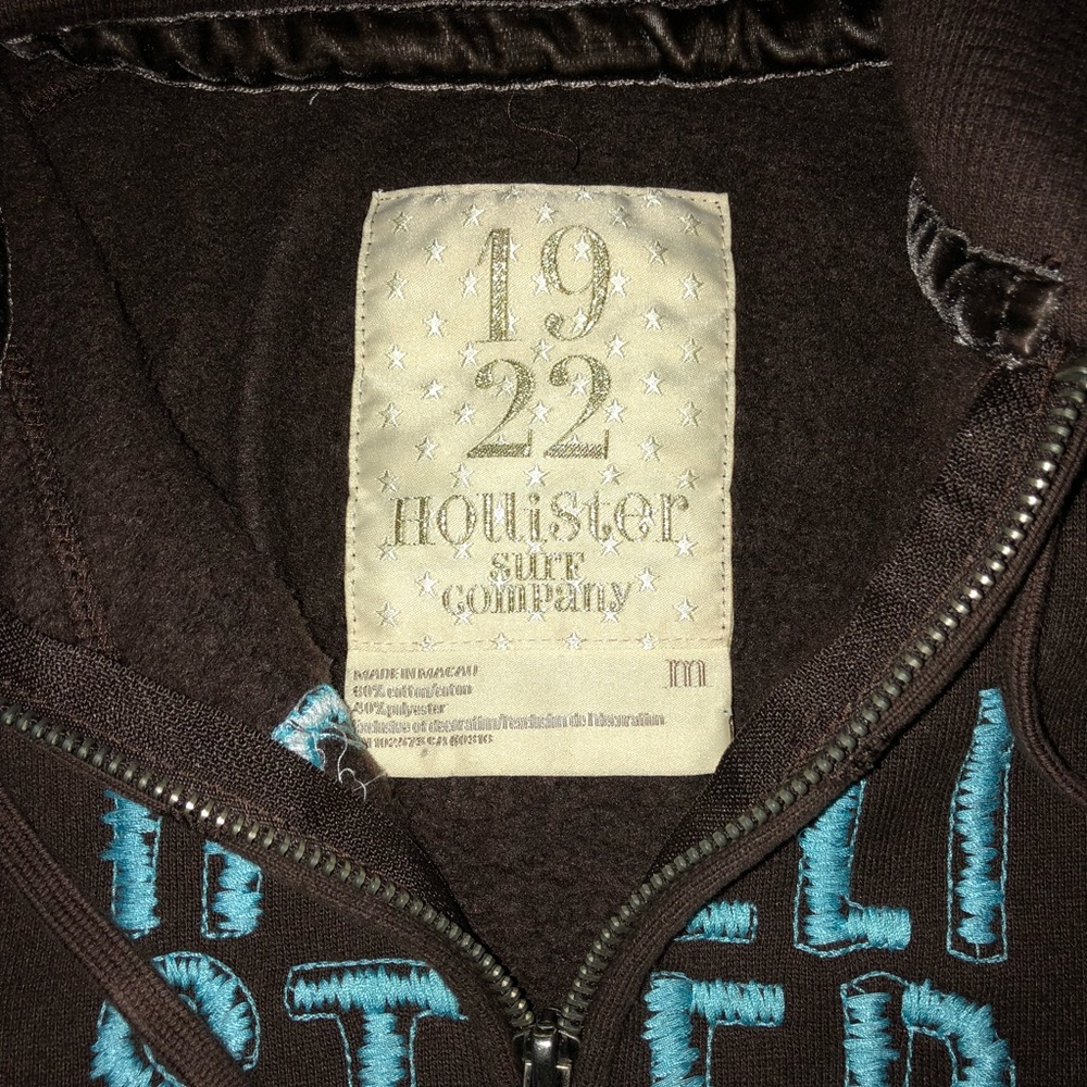 Aeropostale Hooded Sweatshirt Jacket - Picture 2 of 2